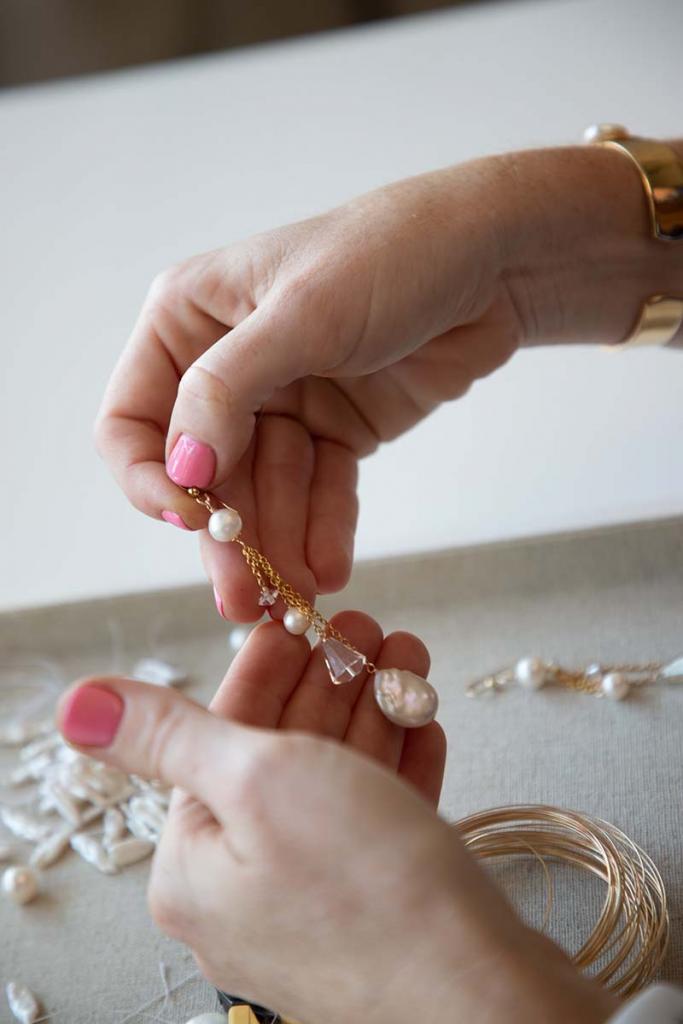 Hire a Charleston jewelry designer to make necklaces, earrings, and